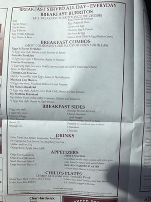 Menu photo 6 Lydia's La Canasta Wickenburg, AZ