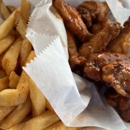 More wings and fries