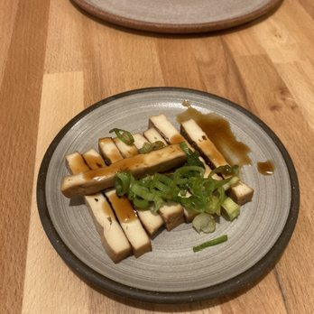 Minyoli - Braised tofu app - nice flavor in the tofu; sauce was a little salty - Taiwanese Near Me - Chicago, Illinois