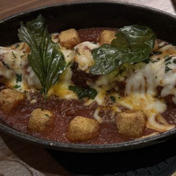 Gordon Ramsay Hell’s Kitchen - WAGYU MEATBALLS american wagyu, pork, slow-roasted tomato sauce, polenta croutons, parmesan, basil - Bars Near Me - Mashantucket, Connecticut