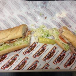 Lunch. Firehouse hero!