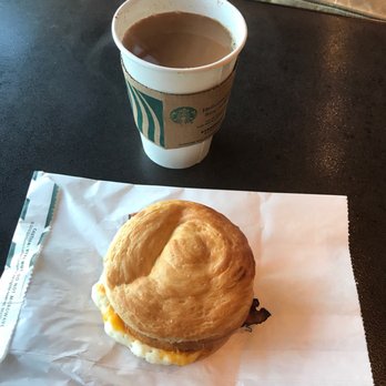 Starbucks - Double smoked bacon & cheese with coffee - Coffee & Tea Near Me - Palm Coast, Florida Starbucks - Double smoked bacon & cheese with coffee - Coffee & Tea Near Me - Palm Coast, Florida