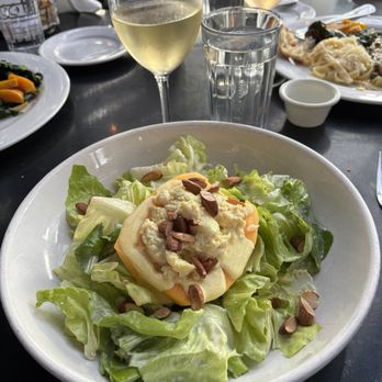 Jane At The Marketplace - Half Papaya and Dungeness crab salad - New American Near Me - Goleta, California