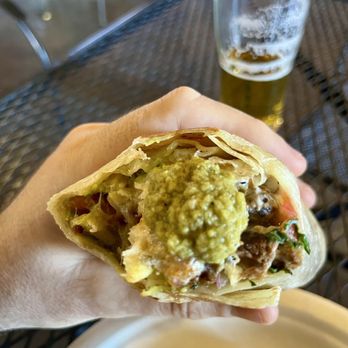 Chachos Tacos - California Burrito with salsa verde - Food Trucks Near Me Chachos Tacos - California Burrito with salsa verde - Food Trucks Near Me