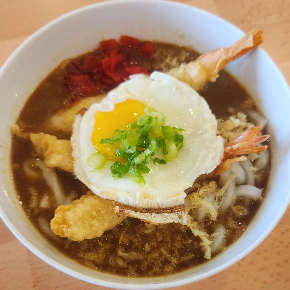 Curry Do - Shrimp Tempura with Fried Egg on Udon Noodles - Japanese Curry Near Me - Tustin, California Curry Do - Shrimp Tempura with Fried Egg on Udon Noodles - Japanese Curry Near Me - Tustin, California