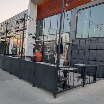 Sosogu - Outdoor patio. Getting ready to open soon! - Sushi Bars Near Me - Long Beach, California