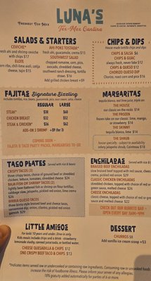 Menu photo 5 Luna's Tex Mex Cantina Honolulu, HI Menu photo 5 Luna's Tex Mex Cantina Honolulu, HI