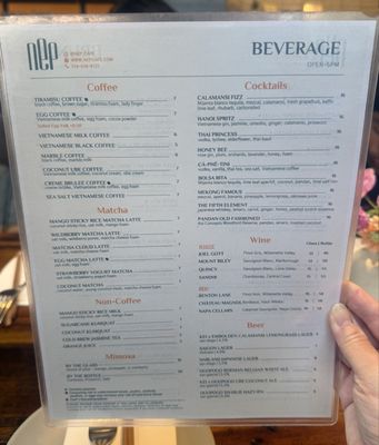 Menu photo 1 Nep Cafe Fountain Valley, CA Menu photo 1 Nep Cafe Fountain Valley, CA