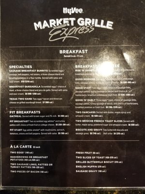 Menu photo 3 Hy-Vee Market Grille Johnston, IA Menu photo 3 Hy-Vee Market Grille Johnston, IA