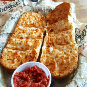 Rooster's - Garlic cheese bread. This was ok, a lot like pizza Hut cheese stix. - Chicken Wings Near Me - Bowling Green, Kentucky Rooster's - Garlic cheese bread. This was ok, a lot like pizza Hut cheese stix. - Chicken Wings Near Me - Bowling Green, Kentucky