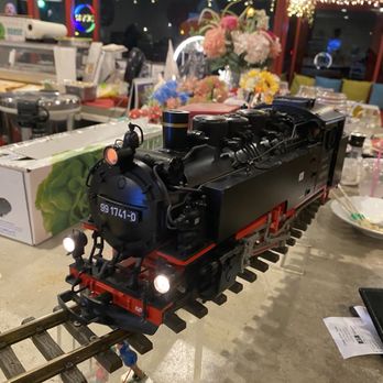 Choo Choo Train - Choo-Choo! An actual model train travels around the counter. Fun for little ones to watch as they nibble on their food! - Conveyor Belt Sushi Near Me - Leonia, New Jersey