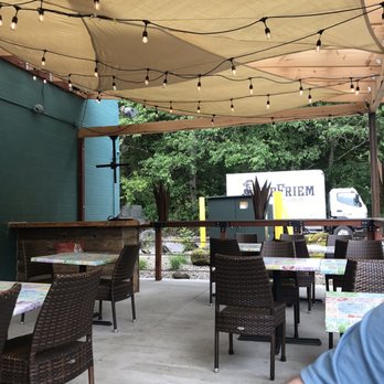 Chicali Cantina - Pfriem brewery making a delivery while we eat. Good beers here! - Mexican Near Me - Welches, Oregon