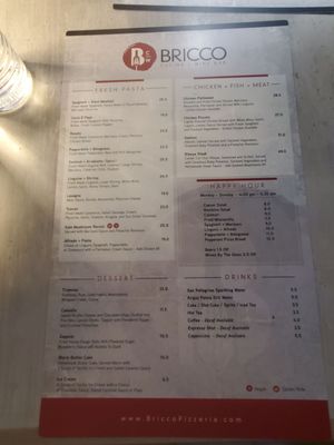 Menu photo 1 Bricco Laguna Niguel, CA Menu photo 1 Bricco Laguna Niguel, CA