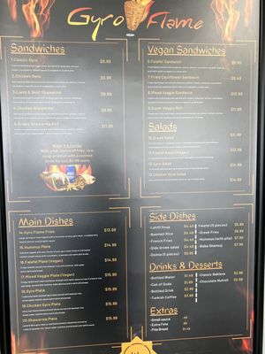 Menu photo 1 Gyro Flame Auburn, WA