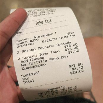 Tj Oyster Bar - Seafood Near Me - Chula Vista, California