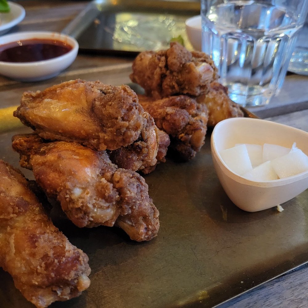 Chick Chick - Chicken wings, diced pickled radish on side. - Chicken Shop Near Me - New York, New York Chick Chick - Chicken wings, diced pickled radish on side. - Chicken Shop Near Me - New York, New York