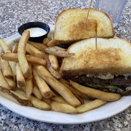 San Francisco burger and fries San Francisco burger and fries