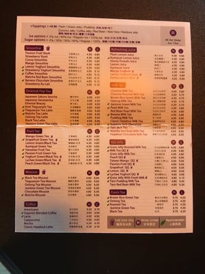 Menu photo 8 Chatime Burnaby, BC