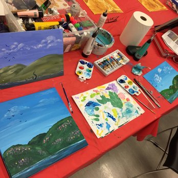 Michaels - Student works (painting for beginners). Suitable for all ages. - Arts & Crafts Near Me - San Mateo, California