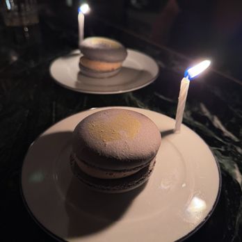 Born & Raised - Birthday Macarons- Peanut butter and jelly macaron - Steakhouses Near Me - San Diego, California Born & Raised - Birthday Macarons- Peanut butter and jelly macaron - Steakhouses Near Me - San Diego, California