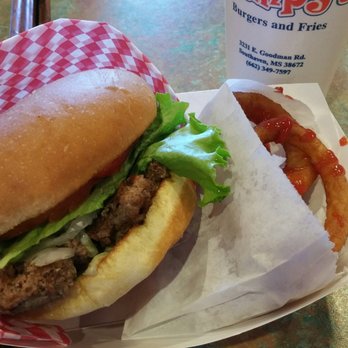 Wimpy's - Wimpy burger with onion rings. - Burgers Near Me - Southaven, Mississippi Wimpy's - Wimpy burger with onion rings. - Burgers Near Me - Southaven, Mississippi