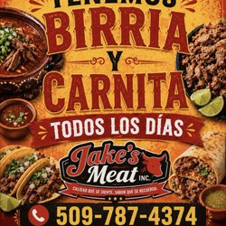 Birria tacos, carnitas y burritos