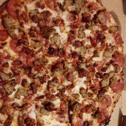 Domino's Pizza - 14" thin crust all meat