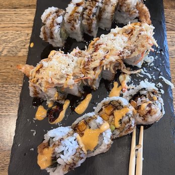 Yuki Hana Clifton - M20. Sweet Potato Tempura Roll M43. Grand Canyon Roll - Sushi Bars Near Me - Clifton, New Jersey Yuki Hana Clifton - M20. Sweet Potato Tempura Roll M43. Grand Canyon Roll - Sushi Bars Near Me - Clifton, New Jersey