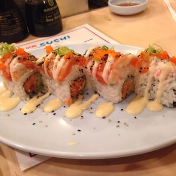Oki Doki Sushi - Bizarro Superman modded roll swap the eel for fresh salmon. going rogue. - Sushi Bars Near Me - Hermosa Beach, California Oki Doki Sushi - Bizarro Superman modded roll swap the eel for fresh salmon. going rogue. - Sushi Bars Near Me - Hermosa Beach, California