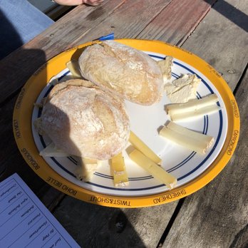 Bohemian Creamery - Cheese tasting with bread - Cheese Shops Near Me - Sebastopol, California