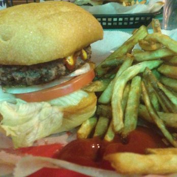 The Green Beetle - The Green Beetle Burger with fries, yum! - American Near Me - Memphis, Tennessee