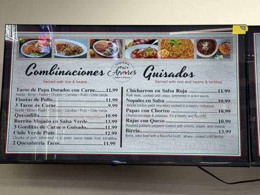 Menu photo 5 Taqueria Mil Amores Bakersfield, CA
