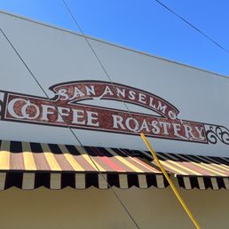 Exterior signage of the building