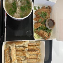 Combo #2 and chili chicken Combo #2 and chili chicken