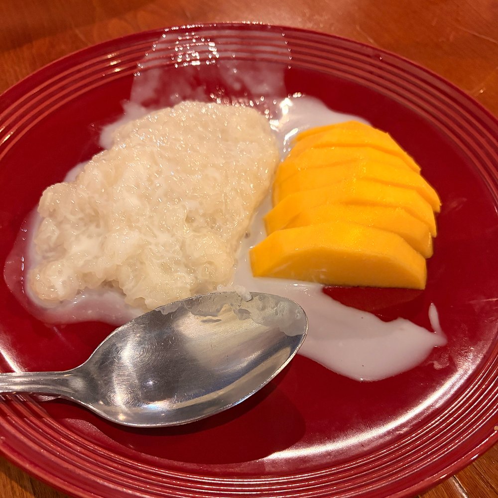Siam Square - Sweet rice with mango - Thai Near Me - Great Barrington, Massachusetts Siam Square - Sweet rice with mango - Thai Near Me - Great Barrington, Massachusetts