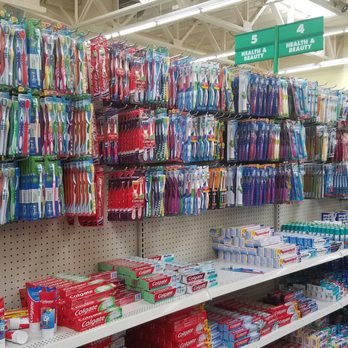 Dollar Tree - Toothbrushes, toothpaste, and more. Health and beauty, Aisle 4. August 2016 - Discount Store Near Me - Brentwood, California Dollar Tree - Toothbrushes, toothpaste, and more. Health and beauty, Aisle 4. August 2016 - Discount Store Near Me - Brentwood, California