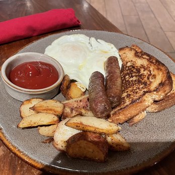 Sauced In Marietta - Eggs, sausage, toast and potatoes - Bars Near Me - Marietta, Georgia Sauced In Marietta - Eggs, sausage, toast and potatoes - Bars Near Me - Marietta, Georgia