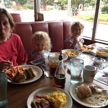 Denny's - Eating our delicious meal! - Diners Near Me - Monterey, California