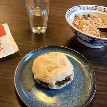 New York Pho House - Lamb sandwich-just ok and a bit small - Halal Near Me - Flushing, New York