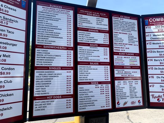 Menu photo 5 Barry's Parkview Drive Inn Spanish Fork, UT
