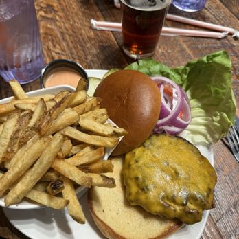 Big Orange | Rogers - Classic burger with cheddar cheese and fries. - Burgers Near Me - Rogers, Arkansas