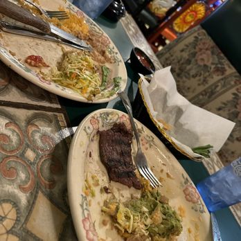 Mi Mexico - Ordered the carne asada, this is the aftermath. My apologies for not taking a before picture but we were hungry. Food did not disappoint. - Mexican Near Me - Buffalo Grove, Illinois