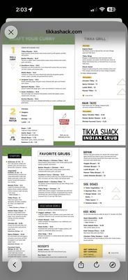 Menu photo 8 Tikka Shack Indian Grub Phoenix, AZ