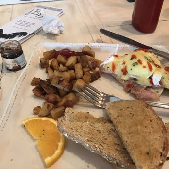 Egg - 1/2 traditional eggs benedict and multigrain toast - Breakfast & Brunch Near Me - Rehoboth Beach, Delaware