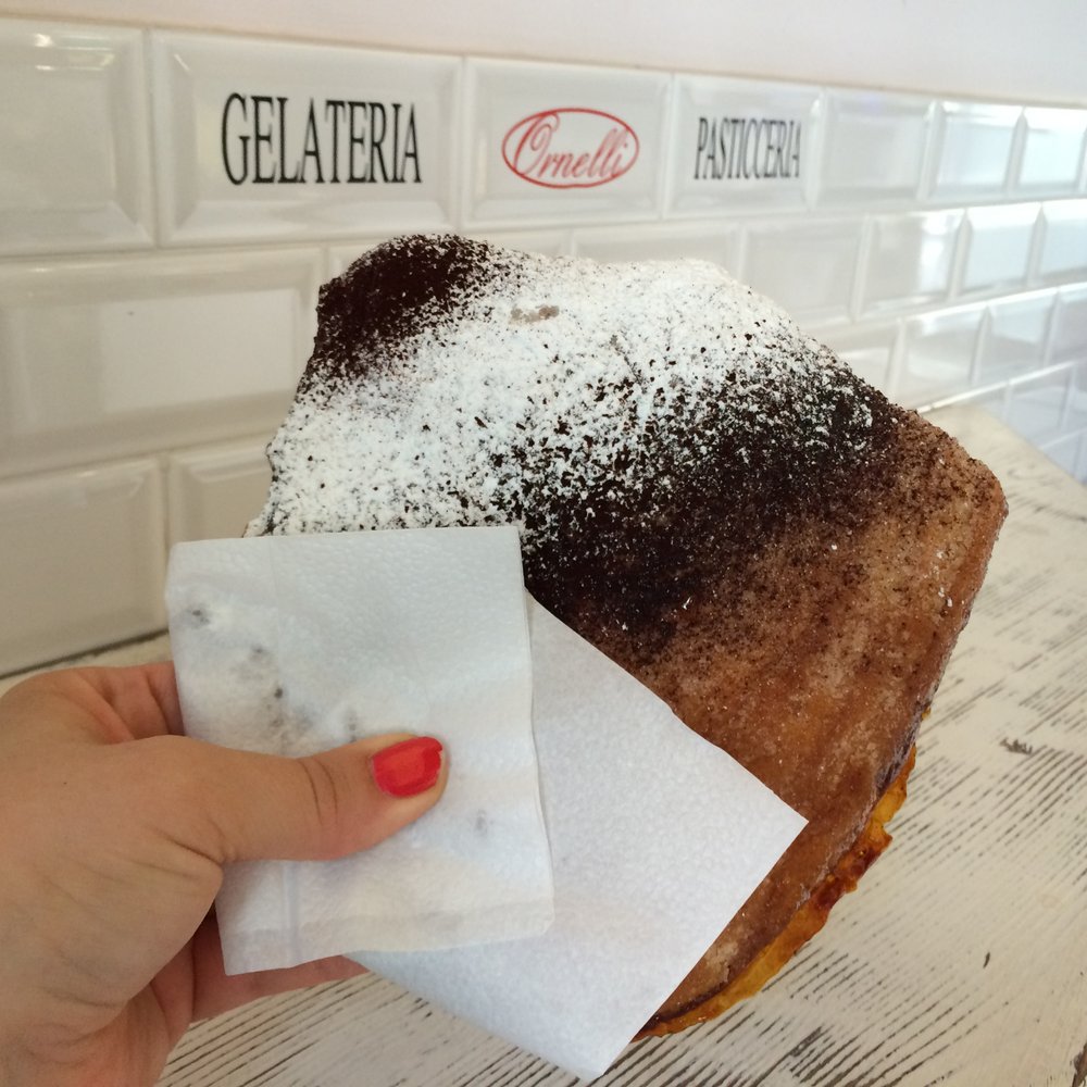 Ornelli - This pastry is as big as my face. - Ice Cream & Frozen Yogurt Near Me - Rome, RM