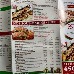 Bravo - Menu