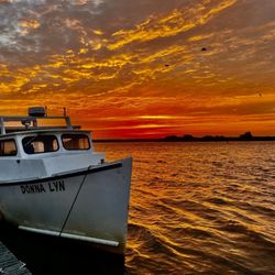 Haase's Crabs - Sunrise w/ Haase's crab boat