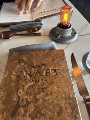 Menu photo 8 Craft Tampa Tampa Bay, FL Menu photo 8 Craft Tampa Tampa Bay, FL