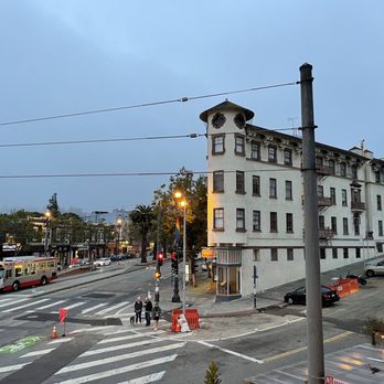 Lookout - a view of a city street at dusk - Gay Bars Near Me - San Francisco, California Lookout - a view of a city street at dusk - Gay Bars Near Me - San Francisco, California