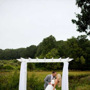 The Meadows - This is your moment.  The ceremony is usually held in the garden under a white arch, led to by a path of crushed seashells. - Venues & Event Spaces Near Me - Stonington, Connecticut